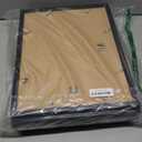 PEALSN 12x16 Picture Frame Set of 6, Display Pictures 8.5 x 11 with Mat or 12 x 16 without Mat for Wall Mounting Display, Photo Frames Collage for Wall Decor, Black.