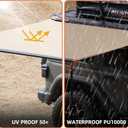 ALL-TOP Vehicle Awning 4.6'x6.6' Roof Rack Pull-Out Sun Shade UV50+, Weatherproof 4x4 Side Awning for Camping & Overland (Hardware Included)