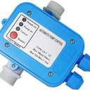 Industrial Blue Gray Water Pressure Booster Pump, Auto Restart & Stop, 110V, Home Water Pressure Booster Pump