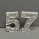 75th Birthday Decorations for Women Men,75 Birthday Decorations for Centerpieces Table,75 Light Up Numbers Sign Led for Party Backdrop Wall Decor for Wedding Anniversary Home