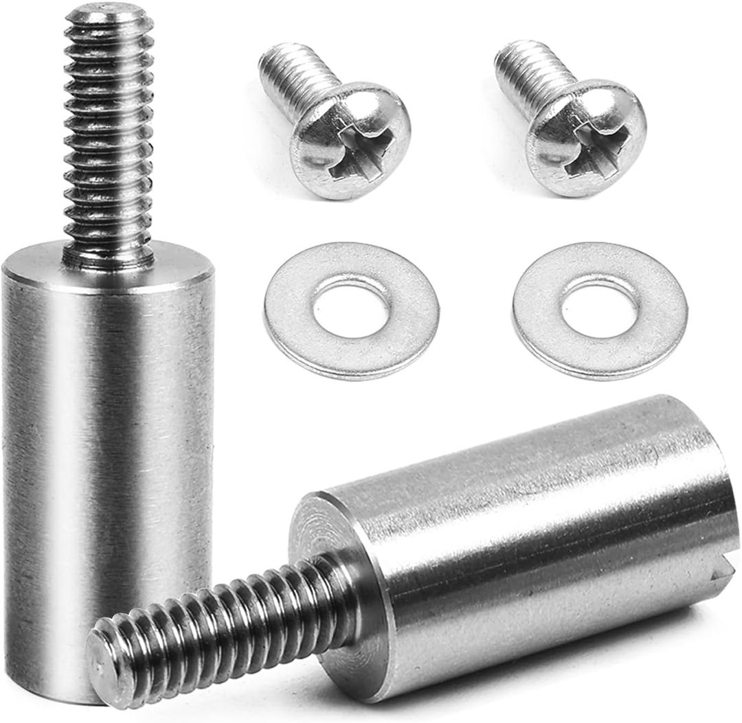 Stainless Steel Timer Plate Stand-Off Kit with Screws & Washers, .76" Length – Fits 1970-1999 Shovelhead/EVO Big Twin & 1971-2003 Sportster Ironhead/Evolution – Replaces HD# 32601-78
