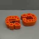 2PCS Snap in Bumpers/Fenders Compatible with Sea-Doo Upgrade Tear Resistant Material Jet ski Bumpers 295100418 295100729 (Orange)