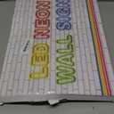 Happy Birthday Neon Sign for Wall Decor, 1712 Inch Pink Led Neon Light Signs, Art Decoration Happy Birthday Neon Light Sign for All Birthday Party Decoration with 2 Pcs pasters