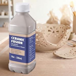 Lounsweer 18oz Bisque Fix for Clay & Bisque, Repairs Cracks & Restores Ceramic Clay, Strong Repairs and Bonding for Handles & Accessories