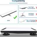 Starlink Mini Mount with Portable Magnetic, Universal Compatibility, Black Alloy Steel Floor Mount