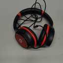 ADOOPE Kids Headphones with Safe 85dB/94dB Volume Limiter for Teen and Boys, Foldable HD Stereo Sound Headset for Kindle Kids/fire Tablet/iPad/Laptop, Headphones with Microphone (Black-Red)