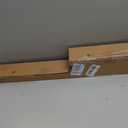 Ivilon Curtain Rod with Ball Finials - 1 inch Pole. 28 to 48 Inch. Black