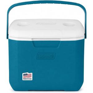 Coleman Chiller 30qt Cooler with Ice Retention, Leak Resistant, Great for Camping, Concerts, Sports, and More