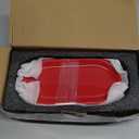 4Pcs 8 Inch Ceramic Rectangular Salad Plates, Dinner Plates, Pasta Dessert Plates for Appetizer, Fruit, Sushi, Microwave/oven/Dishwasher Safe (Red)