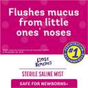 Little Remedies Sterile Baby Saline Nasal Mist, Safe for Newborns to Relieve Stuffy and Dry Noses, 3 Fl Oz, Pack of 3