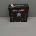 Christmas Tree Topper Lighted with 6 Patterns Projector, Christmas Tree Star Topper Built-in 3D Glitter LED Rotating Lights, Silver Tree Topper Christmas Decoration for Xmas Party Holiday Silver