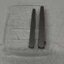 2 Pieces Easy Out Bolt Extractor Set, Straight Fluted Screw Extractor, Broken Damaged Bolt Removal Tool Square Type