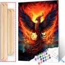 Graffitic American Snooker Paint by Number Billiard BallsDIY Acrylic Paintwork Kit for Adults Beginner Men Gaming Sport Art DIY Canvas Oil Paintings Arts Craft 16x20 Inch Home Decor Gift(DIY Frame)