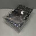 NJN 100Pcs Christmas Ball Ornament Set, Black Ornaments for Xmas Tree Decor Plastic Shatterproof Decorative Hanging Baubles for Holiday Party Halloween Tree Decoration