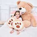 IKASA Giant Teddy Bear Plush Toy Stuffed Animals (Brown, 63 inches)