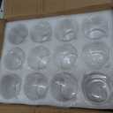 UPBUD 4 Inch Small Glass Cylinder Vases for Centerpieces | 12pcs Clear Flower Vase for Wedding Decorations, Floating Candle Vases in Bulk, Hurricane Candle Holders for Table, Home Décor