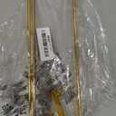 Conworld Gold Toilet Paper Holder Brushed Nickel for 3 Roll Tissue, 1 Pack Bathroom Toilet Paper Storage Over The Tank, Stainless Steel Rustproof Bathroom Toilet Paper Roll Holder Wall Mount