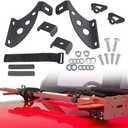 WMPHE Compatible with Jack Mount Hood Hinge/Door Hinge Bracket Jeep Wrangler JK JL JKU 2007 2008 2009 2010 2011 2012 2013 2014 2015 2016 2017 2018 2019 2020 2021 2022 2023 2024