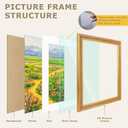 18x24 Picture Frame with White Mat, Ornate Vintage Gold Finish