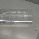 MorTime Ice Chilled Condiment Server with 5 Removable Compartments, Clear Sauce Caddy Serving Tray Container with Lid, 3 Serving Spoons & 3 Tongs Included