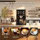 Empstorm 20 Bar Espresso Machine with Milk Frother Steam, for Nespresso Original Capsules Espresso maker 2 IN 1 expresso maker, Professional Cappuccino Expresso Machine for Home Or Office