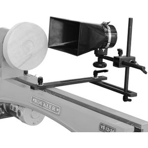 Woodturning Dust Hood Installed on Woodlathe for Effective Dust Extraction Collection, Wood lathe accessory.