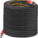 Hourleey 50FT Pressure Washer Hose with 3/8 Inch Quick Connect, High Tensile Wire Power Washer Hose, 4000 PSI