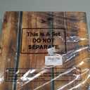 Felt Wood Grain Dart Board Wall Protectors Square Dart Board Backing Tiles Dartboard Backboard Cork Backboard Alternative (36 x 24 x 0.5 Inch), Grain