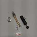 MioHHR Slim Metal Band Compatible with Apple Watch Band 42mm(Series 11 10) 41mm(Series 9 8 7) 40mm(Series 6 5 4 SE3/2/1) 38mm(Series 3 2 1),Stainless Steel iWatch Bands for Women,Silver/Gold