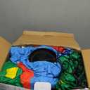 MGparty 14FT Christmas Inflatables Train with Santa Claus Bear Penguin Christmas Tress Built-in LED Lights Blow Up for Party Holiday Decor Indoor Outdoor Garden Lawn Yard Decorations