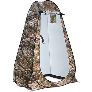 Anngrowy Pop Up Privacy Shower Tent - Portable Outdoor Camping Bathroom Toilet Changing Dressing Room - UPF40+ Waterproof