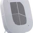 KOMMA Lov Air Purifier for Bedroom, 3.1 inch Slim Wall mount & Stylish Standing type, Hepa Filter Air Cleaner, Remove Fine Dust, Smoke. (KnitGray with Cradle)