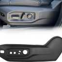 Driver Seat Track Cover Panel Compatible with 2022-2026 Toyota Tundra Sequoia with Lumbar Support Left Seat Trim Recline Side Cushion Shield Replaces 71806-0C102-C0 71806-0C101-C0