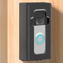 Adhesive Mount Compatible with for Video Doorbell No-Drill Mounting Bracket Cover Holder Not Block Doorbell Sensor
