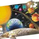 Melissa & Doug Solar System Floor Puzzle, 48 pc Jumbo Jigsaw Puzzle, Educational Screen Free Activity for Toddler, Preschoolers and Kids Ages 3+ (2 x 3 Feet) - FSC Certified