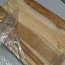 Riveira Teak Wood Cutting Board  Gourmet Teak Grandeur: 20 x 14 Wooden Cutting Board  Natural Wooden Cutting Boards For Kitchen Decorative  Innovative Juice Grooves Teak Wooden Chopping Board