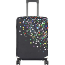 Washable Luggage Cover Pack Of 3 - Fashion Suitcase Protector Fits (S 18-22), (M 22-26), (L 27-30) Inch Luggage (Color Dots, S , M , L)