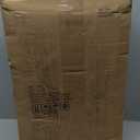 Night Stand,25.7" H Bedside Table with 2Drawers and Open Shelf,Farmhouse Nightstand,Side Table with Gold Frame for Bedroom,Living Room,Pale Walnut