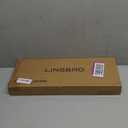 Wired Keyboard, 104 Keys Full-Sized Typewriter Keyboards, USB Plug and Play Office Keyboard with Number Pad, Caps Indicators, Foldable Stands for Windows, PC, Laptop, Desktop (Black)