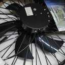 Depuley Outdoor Ceiling Fan with Light: 20 Inch Waterproof Gazebo Fans with Lights Outdoor Hanging - Plug in Remote App Control Caged Fans for Patios Pergola Porch Canopy - 6 Speed Black