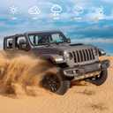 Front & Rear Fender Flares Compatible with 2020-2024 Jeep Wrangler Gladiator JT Mojave & Rubicon, Off-Road Wheel Flares Liner 4 PCS (Only Fit High Clearance Fender Flares)