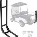 KUAFU Rear Safety Grab Bar Compatible with Yamaha Club Car EZGO Golf Cart Heavy Duty Rear Seat Hand Rail Grab Bar Black