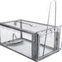 Gingbau Live Chipmunk Trap Humane Mouse Rat Cage Trap for Indoors and Outdoors (Small)