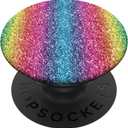 Rainbow stripes multicolored PopSockets Standard PopGrip