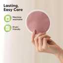 14-Pack Reusable Nursing Pads for Breastfeeding - Soft & Absorbent 4-Layers Washable Breast Pads for Leaking Milk, Viscose from Bamboo Breastfeeding Essentials, Nipple Covers (Lovelle, M 3.9")