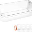 241505501 Refrigerator Door Shelf Bin Compatible With Frigidaire Door Shelf Bin Replacement Parts PS976749, AP3768947, 241808231, 241808210 Frigidaire replacement door shelf