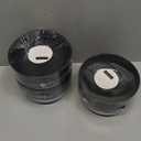 [30 Pack 16 OZ Bowls] Edge Collection Black Plastic Party Bowls Premium heavyweight Elegant Disposable Tableware Dishes