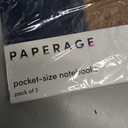 PAPERAGE Lined Pocket Journal Notebook, 3 Pack, (Dark Green, Cognac, Navy), 160 Pages, Small, 3.6 inches x 5.6 inches - 100 GSM Thick Paper, Hardcover