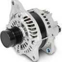 Alternator 04801490AA Fits for Dodge Journey L4 2.4L 2360cc, 2009-2020 Replace 11440, A002TX0281, A2TX0281, AL6480X, 11440N, 4801490AA, 4801490AC, 4801490AD (12V 160A CW 6-Grooves) 1 Year Worry-Free