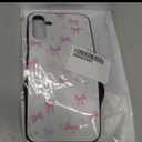 Cute Bow Phone Case for Samsung Galaxy S21/S30 6.2", Pink Ribbon Bowknot Pattern Flower Design Girly Cases for Girls Women,Soft TPUSilm Shockproof Protective Phone Cover for Samsung S21 S30
